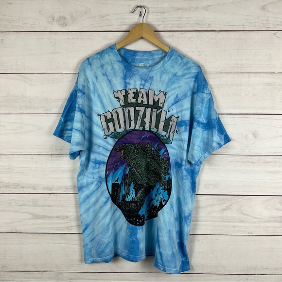 Vintage | Shirts | Godzilla Japan Anime Tie Dye Tshirt Xl | Poshmark